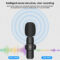 1-Trigger-2 Mini 2.4G Wireless Microphone Clip-on Mic 20M Transmission Range Plug-and-Play for Type-C Android Live Streaming