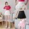 2021 Spring Summer Korean Skirt Shorts Women High Waist Sexy Mini Skirt School Short Pleated Kawaii Japanese Pink Skirt Female