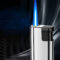 2023 New outdoor windproof direct spray blue flame lighter cigarette lighter cigar accessories camping tools ignition kitchen