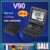 2023POWKIDDY V90 BlackVersion 3-Inch IPS Screen Flip Handheld Console Open System Game Console16 Simulators PS1 Children’s Gifts