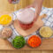 3-color Mixed Manual Garlic Chopper Vegetable Slicer Kitchen