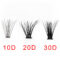 6 Rows 120 Bundles Eyelash Extension Natural Russian Volume Faux Cils Eyelashes Individual 10/20/30D Cluster False Lashes Makeup