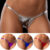 Fashion Low-Rise Solid Color Briefs for Women Sexy PU