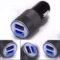 Free Shipping Items Dual LED USB Car Charger Car Accessories 5V 2.1A Mini Charger Automobile Adapter Fast Charging For Phone