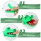 Funny Mini Biting Hand Crocodile with Keychain Novelty Practical Toy Jokes Toys Tricky Crocodile Novelty Practical Fun Toy
