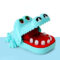 Funny Mini Biting Hand Crocodile with Keychain Novelty Practical Toy Jokes Toys Tricky Crocodile Novelty Practical Fun Toy