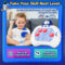 Game Handheld Console Press Fidget Toys Electronic Quick Push Pop Bubble Light Up Pushit Gift Kids Adults Birthday Christmas