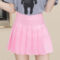 High Waist Solid Pleated Mini Skirt for Women Summer Spring Korean Preppy Style Fashion Cute A-line Skirts Y2K Skort Clothes