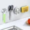 Kitchen Sponge Storages Sink Drain Drying Rack Shelf Toilet Bathroom Sponge Holder Cleaning Sponge Rack Hooks Accessories Tools