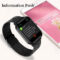LIGE Men Smart Watch Ladies Full Touch Screen Sports Fitness Watch IP67 Waterproof Bluetooth For Android IOS Smartwatch Men