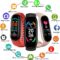 M6 Smart Bracelet Health Monitoring Bluetooth Link Men S and Women S Sports Pedometer Smart Watch For Apple Android
