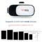 New 3d Vr box virtual reality glasses vr helmet for phone Mobile VR/AR glasses Accessories Vr game vr simulator vr smartphone