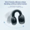 TWS Wireless Headphones Bone Conduction Bluetooth Earphones HiFi Stereo Ear Clip Headset Noise Reduction Sports Earbuds With Mic