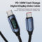 Toocki Type C to Type C Cable 100W PD Fast Charging