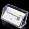 Transparent Business Card Holder Acrylic Display Stand Box Desk