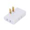 US Plug 180 Degree Rotatable Socket Converter 3 in 1 US Extension Plug Multi-Plug Mini Slim Wireless Outlet Adapter Sockets