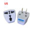 Universal UK US AU to EU Power Socket Plug Travel Charger Adapter Converter 2 Flat Pin